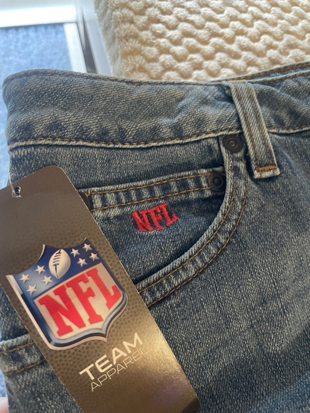 New England Patriots Brand New Jean Skirt!